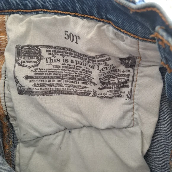 😃LEVIS 501 DENIM JEANS - Picture 5 of 7